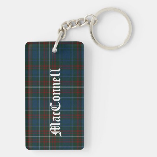 Custom Clan MacConnell Tartan Plaid Sleutelhanger (achterkant)