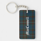 Custom Clan MacConnell Tartan Plaid Sleutelhanger (Voorkant)