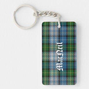 Custom Clan MacNeil Tartan Plaid Sleutelhanger
