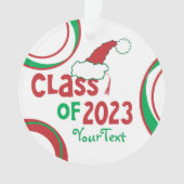 Custom Class 2023 © Grad Tassel Ornement de vacanc (devant)