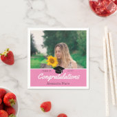 Custom Class Photo School Afstuderen Servet (Insitu)