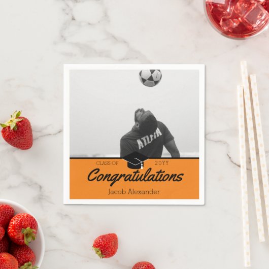 Custom Class Photo School Afstuderen Servet (Insitu)