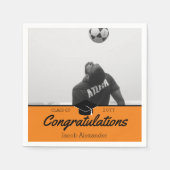 Custom Class Photo School Afstuderen Servet (Voorkant)