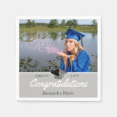 Custom Class Photo School Afstuderen Servet (Voorkant)