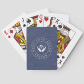 Custom Classic Business Logo & QR-code Pokerkaarten (Achterkant)