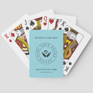 Custom Classic Business Logo & QR-code Pokerkaarten