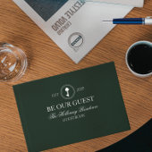 Custom Classic Soyez Notre Guest Book