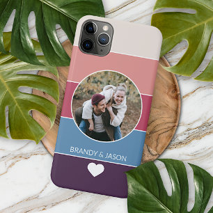 Custom Classy romantisch liefdeshart en uw namen iPhone 11Pro Max Hoesje