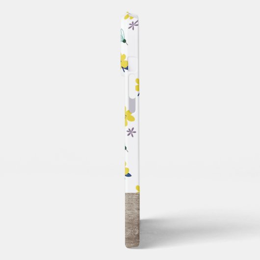 Custom Classy Spring Daisies Floral Art Pattern iPhone Hoesje (Linkerkant)