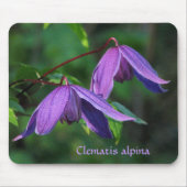 Custom Clematis Mousepad Muismat (Voorkant)