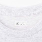 Custom clothing Label for crafter with pet icon (Aangebracht)