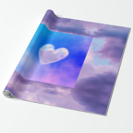 CUSTOM CLOUD HART wrapping papier