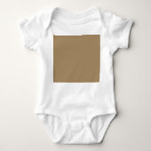 Custom Coffee Baby Bodysuit (Voorkant)