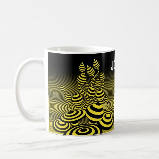 Custom Coffee mok Acid Lemon Magic Mushrooms. (Links)