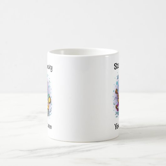 Custom Coffee Mug | Retro Octopus | Name & Text (Centre)