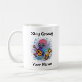 Custom Coffee Mug | Retro Octopus | Name & Text (Gauche)