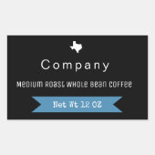 Custom Coffee Organic Whole Bean Sticker (Voorkant)