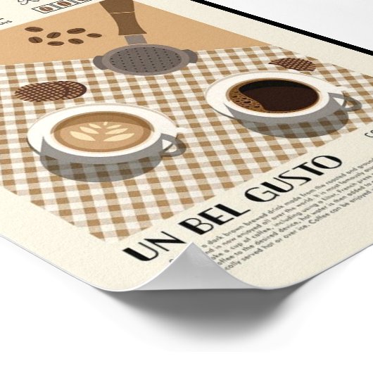 Custom Coffee Poster | Matte Giclée Print (Hoek)