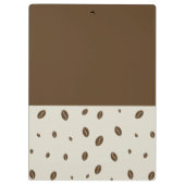 Custom Coffee Shop Clipboard with Logo and name Klembord (Achterkant)