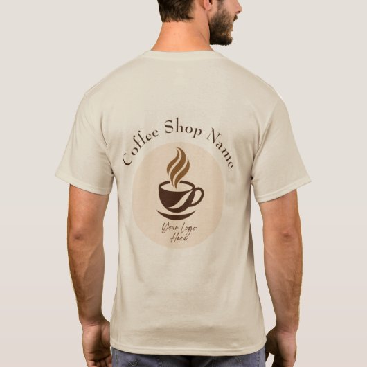 Custom Coffee Shop Employee T-Shirt – Personalized (Dos)