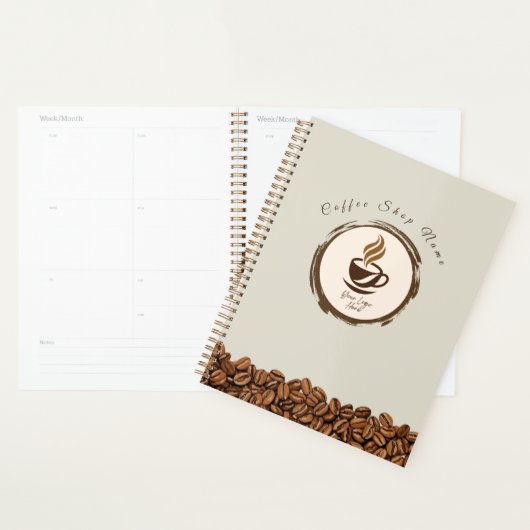 Custom Coffee Shop Planner – Personalized Business (Display)