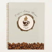 Custom Coffee Shop Planner – Personalized Business (Voorkant)