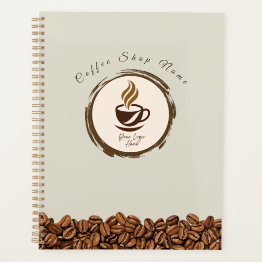 Custom Coffee Shop Planner – Personalized Business (Voorkant)
