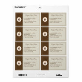 Custom Coffee Shop Shipping Labels – Personalized  (Full Sheet)