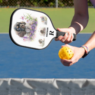 Custom College Foto's Monogram & Naam Gepersonalis Pickleball Paddle