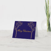 Custom Color Christmas Card Bedankkaart (Voorkant)