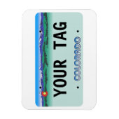 Custom Colorado Licentie Bord magneet (Verticaal)