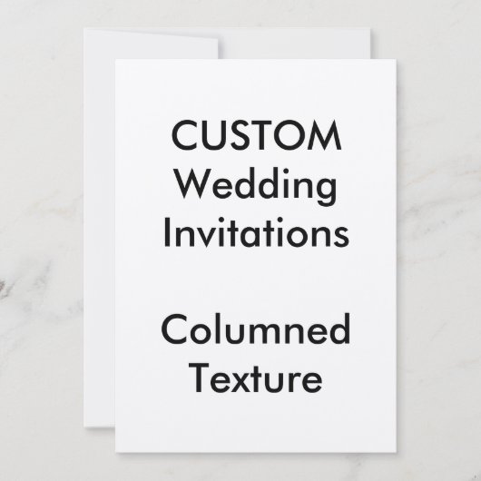 Custom COLUMNED bruiloft uitnodigingen 5 "x7" (Voorkant)