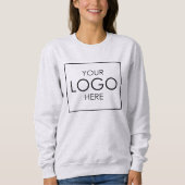 Custom Company Branded Business Logo Crewneck Trui (Voorkant)