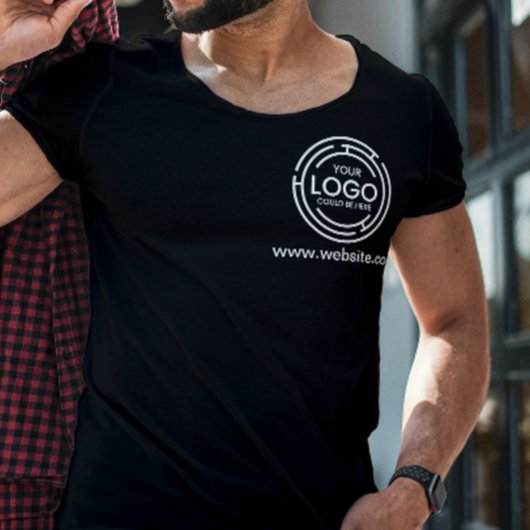 Custom Company Branded Business Logo  T-shirt