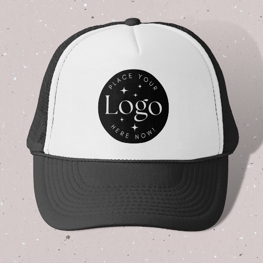 Custom Company Business Logo Black Trucker Hat Trucker Pet