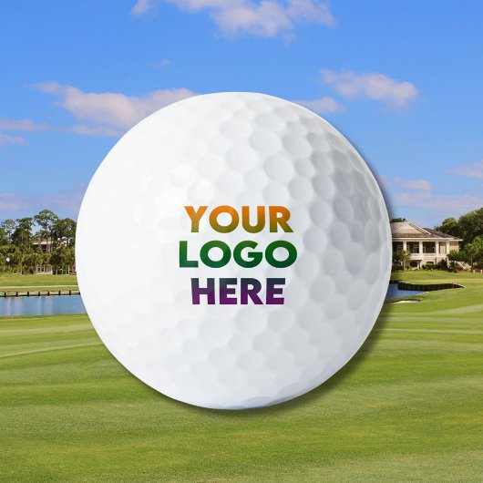 Custom Company Business Logo Golfballen