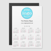 Custom Company Business Logo Office 2026 Calendar (Voorkant / Achterkant)