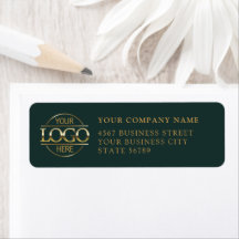 Custom Company Business Logo Return Address