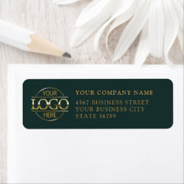 Custom Company Business Logo Return Address Etiket