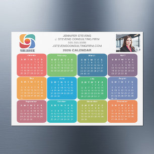 Custom Company Logo 2026 Zakelijke Agenda Magnet