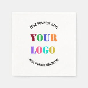 Custom Company Logo and Text Promotional Napkins Servet