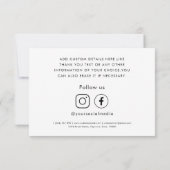 Custom Company Logo Bedankt voor uw aankoop (Achterkant)