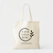 Custom Company Logo Budget Business Custom Cotton Tote Bag (Voorkant)