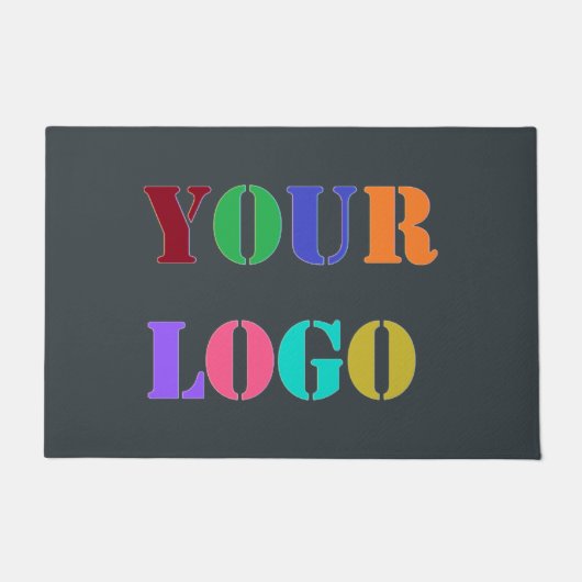 Custom Company Logo Business Kantoor Doormat Deurmat (Voorkant)