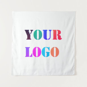 Custom Company Logo Business Promotion Tapestry Wandkleed