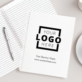 Custom Company Logo Business Promotion White Notitieboek
