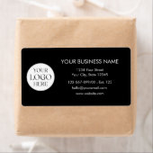 Custom Company Logo Business Shipping Address Etiket (Insitu)