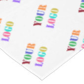Custom Company Logo Business Tafelkleed Uw Kleur (Gekanteld)