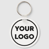 Custom Company Logo Corporate Swag Sleutelhanger (Voorkant)