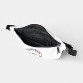 Custom Company Logo en tekst Fanny Pack uw kleur Heuptasje (Open)